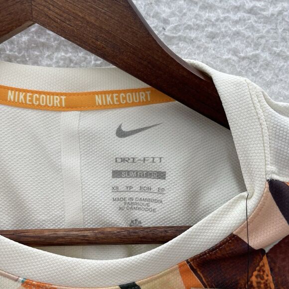 Nike US Open Jersey Men's XS Multicolor Slim Fit Dri-Fit Court Slam Tennis NEW - Picture 6 of 8